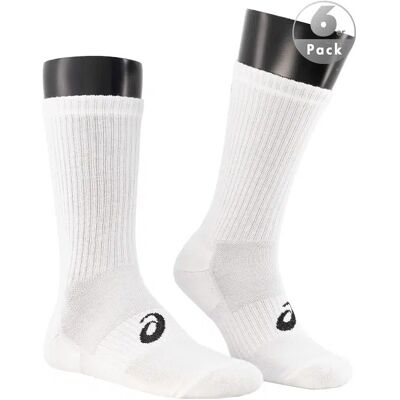 ASICS Herren Kniestrümpfe weiß Baumwolle unifarben weiß M male ASICS Herren Kniestrümpfe weiß Baumwolle unifarben weiß M male