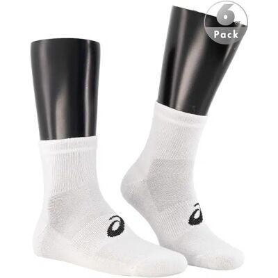 ASICS Herren Socken weiß Baumwolle unifarben weiß M male ASICS Herren Socken weiß Baumwolle unifarben weiß M male