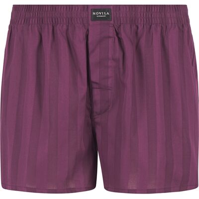 Novila Herren Boxershorts rot Baumwolle unifarben rot 54 male Novila Herren Boxershorts rot Baumwolle unifarben rot 54 male