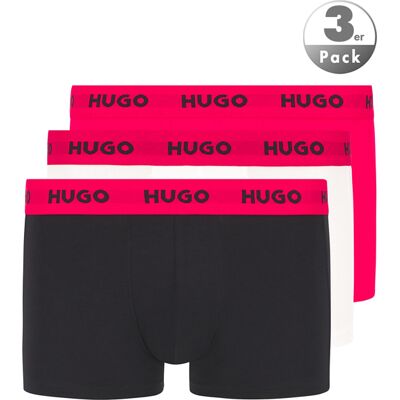 HUGO Herren Trunks rot Baumwolle unifarben rot 7 (XL) male HUGO Herren Trunks rot Baumwolle unifarben rot 7 (XL) male
