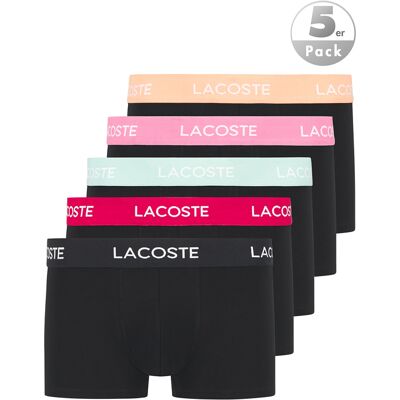 LACOSTE Herren Trunks schwarz Baumwolle unifarben schwarz 4 (S) male LACOSTE Herren Trunks schwarz Baumwolle unifarben schwarz 4 (S) male