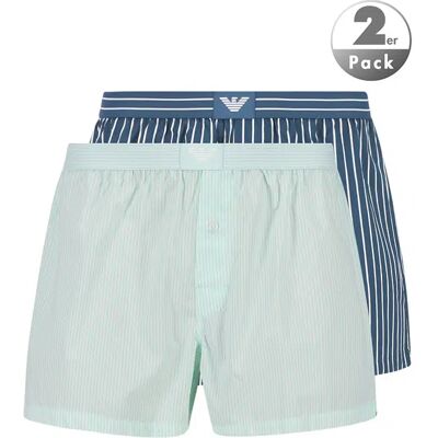 Giorgio Armani EMPORIO ARMANI Herren Boxershorts blau Mikrofaser gestreift blau 6 (L) male Giorgio Armani EMPORIO ARMANI Herren Boxershorts blau Mikrofaser gestreift blau 6 (L) male