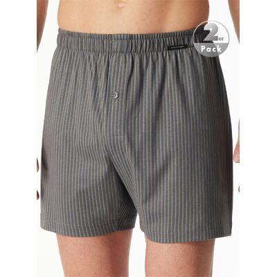 Schiesser Herren Boxershorts schwarz Baumwolle gestreift schwarz 14 (8XL) male Schiesser Herren Boxershorts schwarz Baumwolle gestreift schwarz 14 (8XL) male