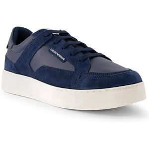 Giorgio Armani EMPORIO ARMANI Herren Sneaker blau Glattleder blau 43 (9) male Giorgio Armani EMPORIO ARMANI Herren Sneaker blau Glattleder blau 43 (9) male