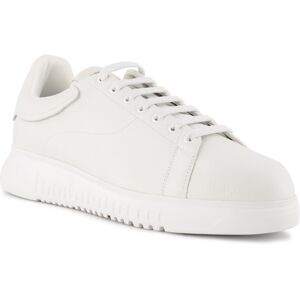 Giorgio Armani EMPORIO ARMANI Herren Sneaker weiß Glattleder weiß 43 (9) male Giorgio Armani EMPORIO ARMANI Herren Sneaker weiß Glattleder weiß 43 (9) male