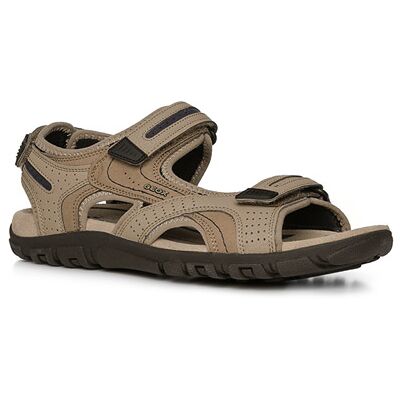 Geox Herren Sandalen beige Leder beige 43 (9) male Geox Herren Sandalen beige Leder beige 43 (9) male