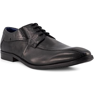 Bugatti Herren Derby schwarz Glattleder schwarz 42 (8) male Bugatti Herren Derby schwarz Glattleder schwarz 42 (8) male