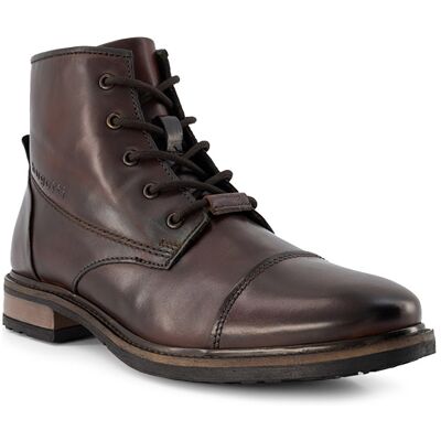 Bugatti Herren Stiefeletten braun Glattleder braun 41 (7,5) male Bugatti Herren Stiefeletten braun Glattleder braun 41 (7,5) male