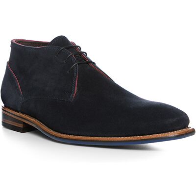 Floris van Bommel Herren Desert Boots blau Veloursleder blau 46,5 (11,5) male Floris van Bommel Herren Desert Boots blau Veloursleder blau 46,5 (11,5) male