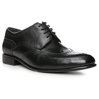 PRiME Shoes Herren Budapester schwarz Glattleder schwarz 44 (9,5) male PRiME Shoes Herren Budapester schwarz Glattleder schwarz 44 (9,5) male