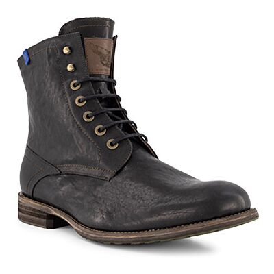 Floris van Bommel Herren Schnürboots schwarz Glattleder schwarz 44 (9,5) male Floris van Bommel Herren Schnürboots schwarz Glattleder schwarz 44 (9,5) male