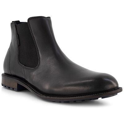 Bugatti Herren Chelsea Boots schwarz Glattleder schwarz 42 (8) male Bugatti Herren Chelsea Boots schwarz Glattleder schwarz 42 (8) male