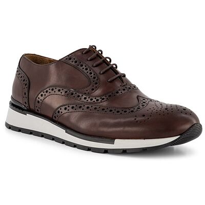 PRiME Shoes Herren Sneaker braun Glattleder braun 44 (9,5) male PRiME Shoes Herren Sneaker braun Glattleder braun 44 (9,5) male