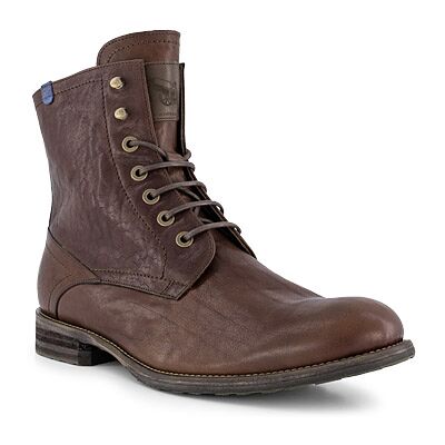 Floris van Bommel Herren Schnürboots braun Glattleder braun 42 (8) male Floris van Bommel Herren Schnürboots braun Glattleder braun 42 (8) male