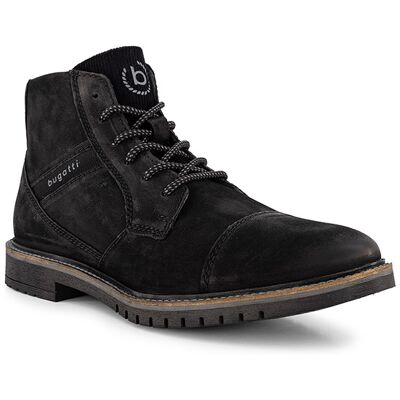 Bugatti Herren Schnürboots schwarz Veloursleder schwarz 46 (11) male Bugatti Herren Schnürboots schwarz Veloursleder schwarz 46 (11) male