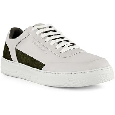 Giorgio Armani EMPORIO ARMANI Herren Sneaker weiß Glattleder weiß 45 (11) male Giorgio Armani EMPORIO ARMANI Herren Sneaker weiß Glattleder weiß 45 (11) male