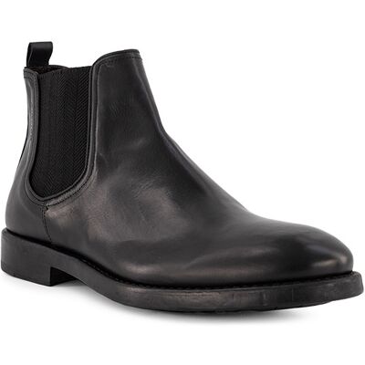 AIGNER Herren Chelsea Boots schwarz Glattleder schwarz 42 (8) male AIGNER Herren Chelsea Boots schwarz Glattleder schwarz 42 (8) male