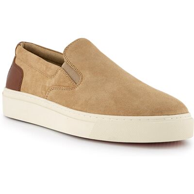 Gant Herren Slip Ons beige Veloursleder beige 43 (9) male Gant Herren Slip Ons beige Veloursleder beige 43 (9) male
