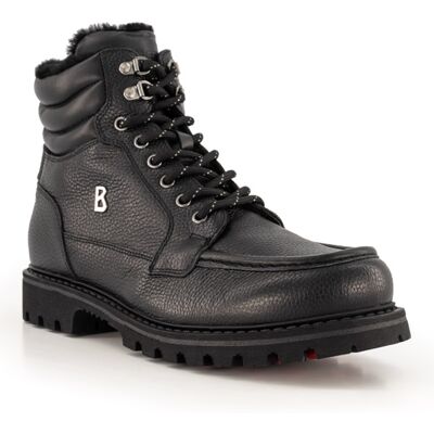 BOGNER Herren Schnürboots schwarz Glattleder schwarz 41 (7,5) male BOGNER Herren Schnürboots schwarz Glattleder schwarz 41 (7,5) male