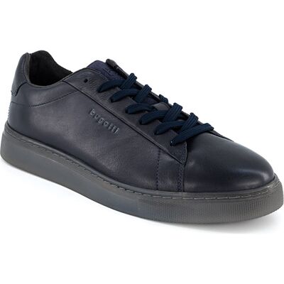 Bugatti Herren Sneaker blau Glattleder blau 41 (7,5) male Bugatti Herren Sneaker blau Glattleder blau 41 (7,5) male