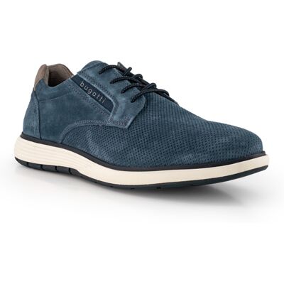 Bugatti Herren Schnürschuhe blau Veloursleder blau 43 (9) male Bugatti Herren Schnürschuhe blau Veloursleder blau 43 (9) male
