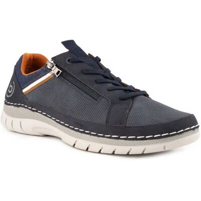 Bugatti Herren Schnürschuhe blau Textil blau 43 (9) male Bugatti Herren Schnürschuhe blau Textil blau 43 (9) male