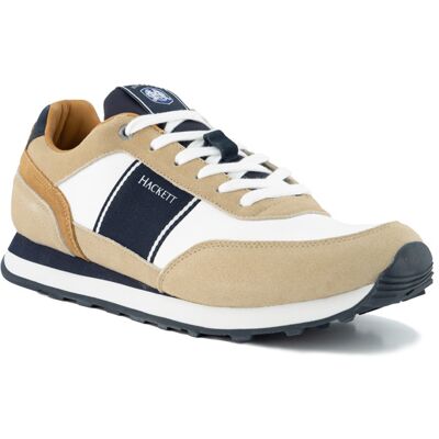 HACKETT Herren Sneaker beige Glattleder beige 43 (9) male HACKETT Herren Sneaker beige Glattleder beige 43 (9) male