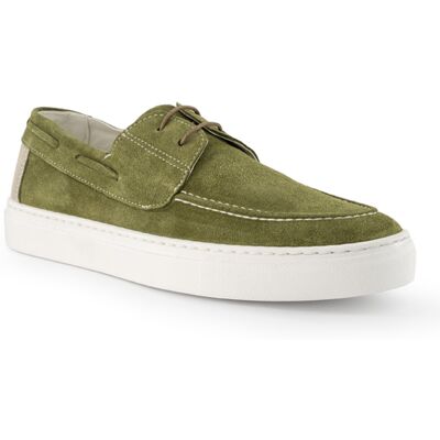 Hamlet Herren Bootsschuhe grün Veloursleder grün 41 (7,5) male Hamlet Herren Bootsschuhe grün Veloursleder grün 41 (7,5) male