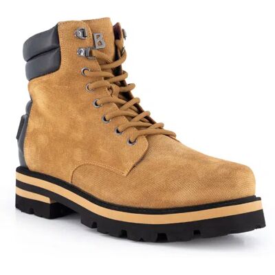 BOGNER Herren Schnürboots beige Veloursleder beige 45 (10,5) male BOGNER Herren Schnürboots beige Veloursleder beige 45 (10,5) male