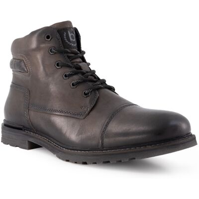 Bugatti Herren Schnürboots grau Glattleder grau 43 (9) male Bugatti Herren Schnürboots grau Glattleder grau 43 (9) male