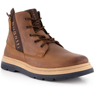 Bugatti Herren Schnürboots braun Glattleder braun 41 (7,5) male Bugatti Herren Schnürboots braun Glattleder braun 41 (7,5) male