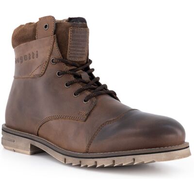 Bugatti Herren Schnürboots braun Glattleder braun 42 (8) male Bugatti Herren Schnürboots braun Glattleder braun 42 (8) male