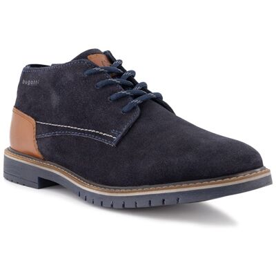 Bugatti Herren Schnürschuhe blau Veloursleder blau 45 (10,5) male Bugatti Herren Schnürschuhe blau Veloursleder blau 45 (10,5) male