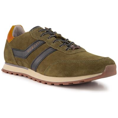 Bugatti Herren Sneaker grün Veloursleder grün 46 (11) male Bugatti Herren Sneaker grün Veloursleder grün 46 (11) male