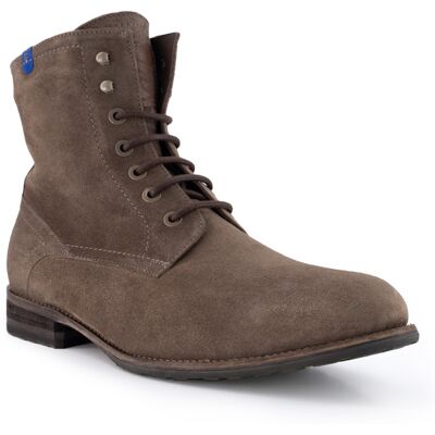 Floris van Bommel Herren Stiefel braun Veloursleder braun 42,5 (8,5) male Floris van Bommel Herren Stiefel braun Veloursleder braun 42,5 (8,5) male