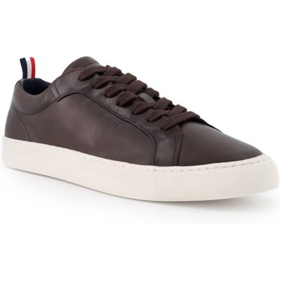 HECHTER PARIS Herren Sneaker braun Glattleder braun 44 (9,5) male HECHTER PARIS Herren Sneaker braun Glattleder braun 44 (9,5) male