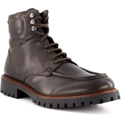 PRiME Shoes Herren Schnürboots braun Glattleder braun 45 (10,5) male PRiME Shoes Herren Schnürboots braun Glattleder braun 45 (10,5) male