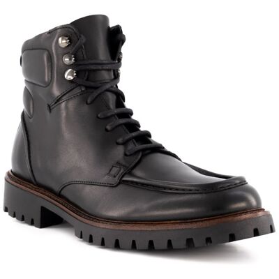 PRiME Shoes Herren Schnürboots schwarz Glattleder schwarz 46 (11) male PRiME Shoes Herren Schnürboots schwarz Glattleder schwarz 46 (11) male