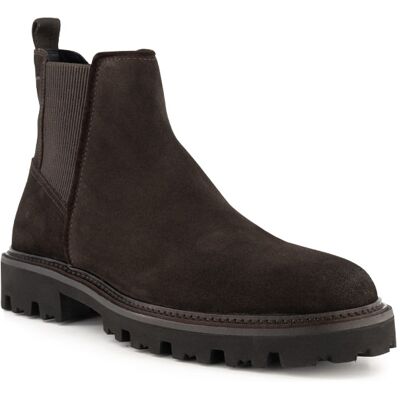 Boss Black Herren Chelsea Boots braun Veloursleder braun 44 (9,5) male Boss Black Herren Chelsea Boots braun Veloursleder braun 44 (9,5) male