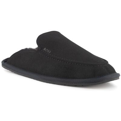 Boss Black Herren Pantoffeln schwarz Textil schwarz 41 (7,5) male Boss Black Herren Pantoffeln schwarz Textil schwarz 41 (7,5) male