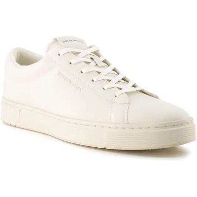 Giorgio Armani EMPORIO ARMANI Herren Sneaker weiß Glattleder weiß 45 (11) male Giorgio Armani EMPORIO ARMANI Herren Sneaker weiß Glattleder weiß 45 (11) male