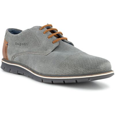 Bugatti Herren Schnürschuhe grau Veloursleder grau 45 (10,5) male Bugatti Herren Schnürschuhe grau Veloursleder grau 45 (10,5) male