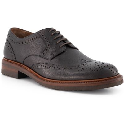 PRiME Shoes Herren Derby schwarz Leder schwarz 42 (8) male PRiME Shoes Herren Derby schwarz Leder schwarz 42 (8) male