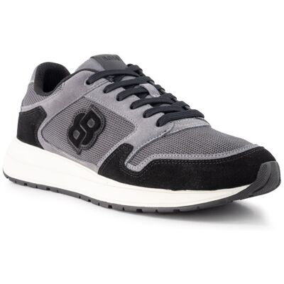 Boss Black Herren Sneaker grau Textil grau 44 (9,5) male Boss Black Herren Sneaker grau Textil grau 44 (9,5) male