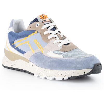 Floris van Bommel Herren Sneaker blau Veloursleder blau 42,5 (8,5) male Floris van Bommel Herren Sneaker blau Veloursleder blau 42,5 (8,5) male