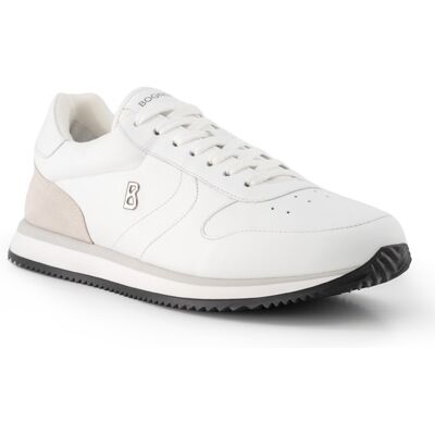 BOGNER Herren Sneaker weiß Glattleder weiß 45 (10,5) male BOGNER Herren Sneaker weiß Glattleder weiß 45 (10,5) male