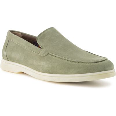 HACKETT Herren Slipper grün Veloursleder grün 42 (8) male HACKETT Herren Slipper grün Veloursleder grün 42 (8) male