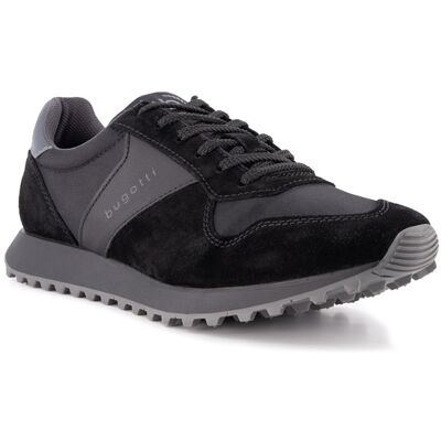 Bugatti Herren Sneaker schwarz Textil schwarz 43 (9) male Bugatti Herren Sneaker schwarz Textil schwarz 43 (9) male