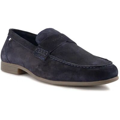 Bugatti Herren Loafer blau Veloursleder blau 41 (7,5) male Bugatti Herren Loafer blau Veloursleder blau 41 (7,5) male