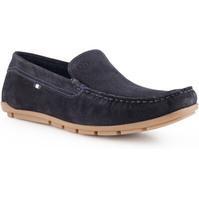 Bugatti Herren Mokassins blau Veloursleder blau 44 (9,5) male Bugatti Herren Mokassins blau Veloursleder blau 44 (9,5) male